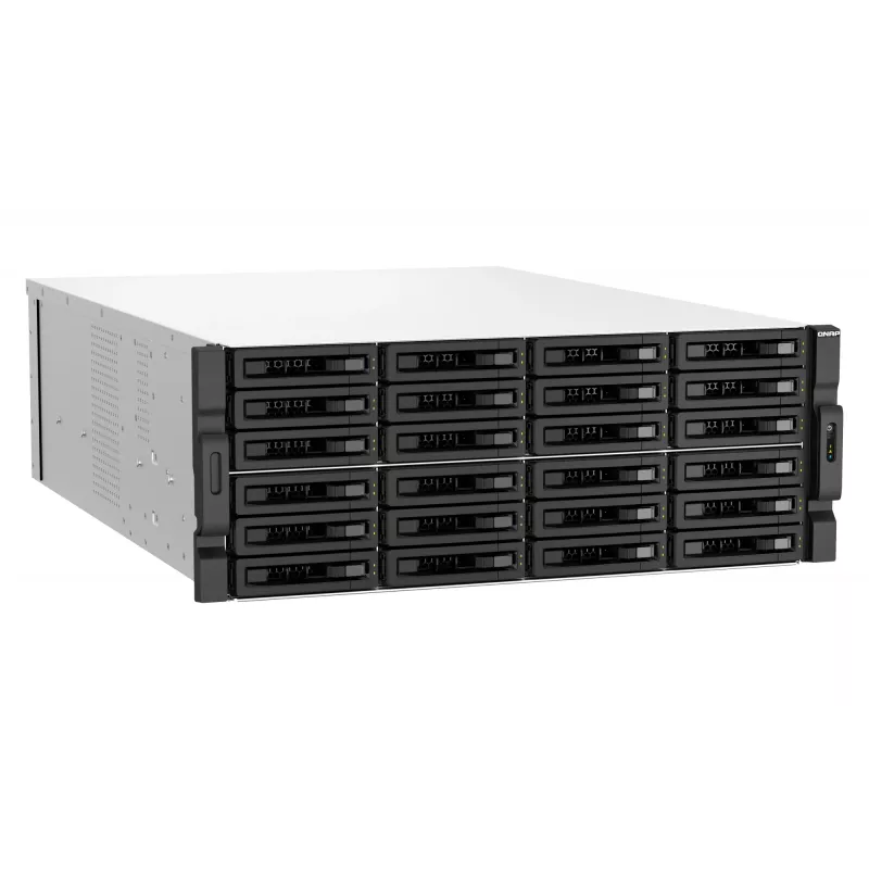QNAP TS-H3087XU-RP NAS Rack (4U) Intel Xeon E E-2378 64 GB DDR4 0 TB QuTS hero Black, branco