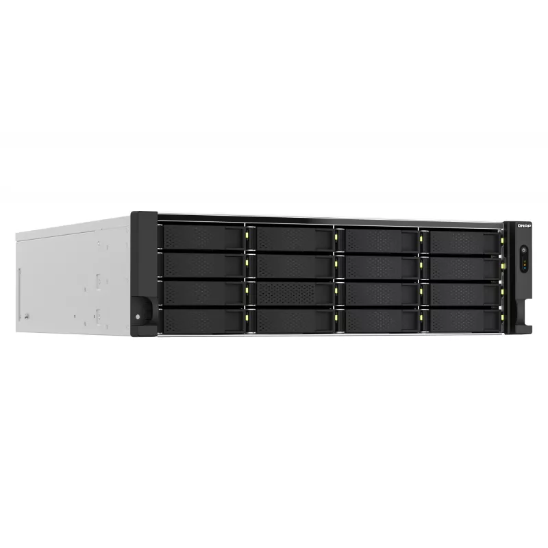 QNAP TS-h2287XU-RP NAS Rack (3U) Intel Xeon E E-2336 32 GB DDR4 0 TB QuTS hero Black, branco