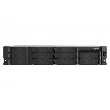 QNAP TS-855EU-8G NAS/servidor de armazenamento Rack (2U) Intel Atom® C5125 8 GB DDR4 0 TB QuTS hero Black