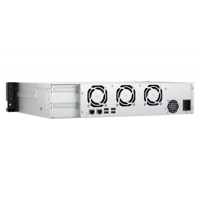 QNAP TS-855EU-8G NAS/servidor de armazenamento Rack (2U) Intel Atom® C5125 8 GB DDR4 0 TB QuTS hero Black