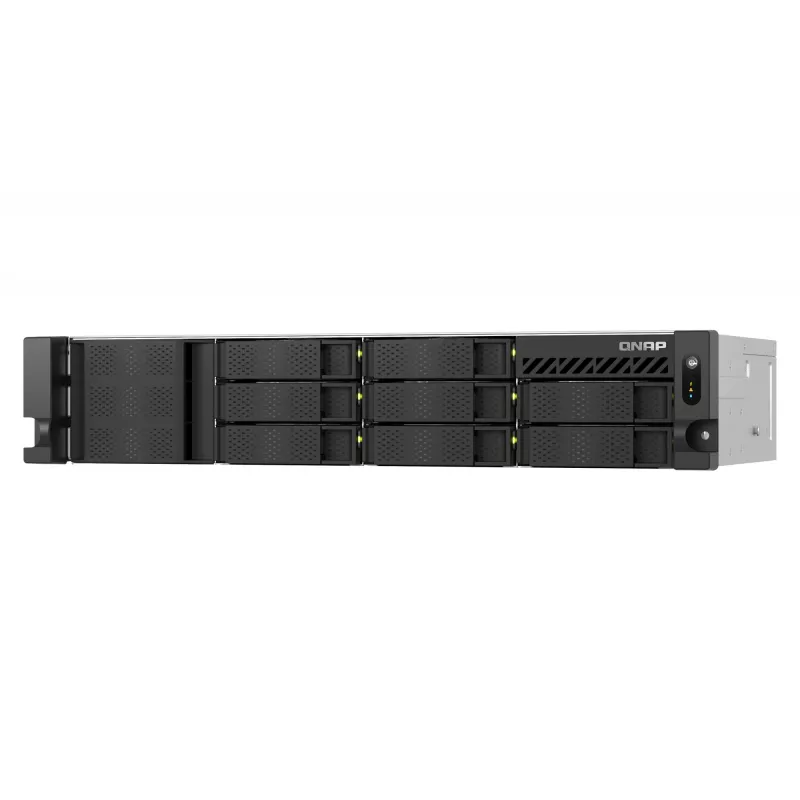 QNAP TS-855EU-8G NAS/servidor de armazenamento Rack (2U) Intel Atom® C5125 8 GB DDR4 0 TB QuTS hero Black