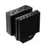 Dissipador de ar DeepCool ASSASSIN IV VC VISION — ventoinha dupla 120/140 mm, 300 W TDP, 7 heatpipes, compatível LGA115x/LGA1200/LGA1700/LGA20xx, preto