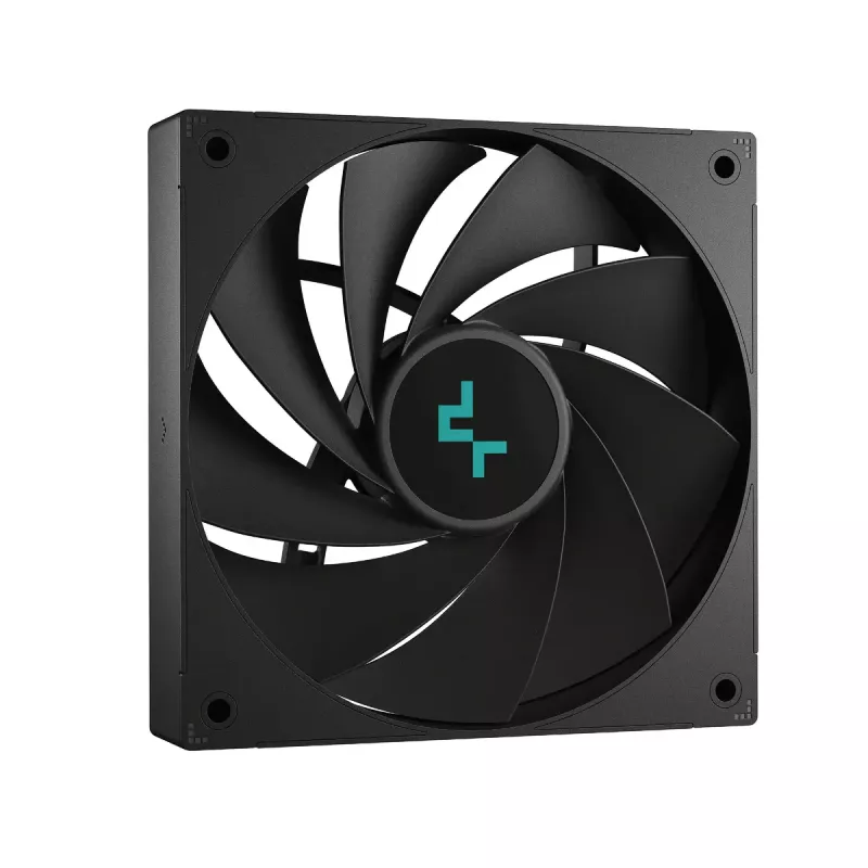 Dissipador de ar DeepCool ASSASSIN IV VC VISION — ventoinha dupla 120/140 mm, 300 W TDP, 7 heatpipes, compatível LGA115x/LGA1200/LGA1700/LGA20xx, preto