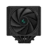 Dissipador de ar DeepCool ASSASSIN IV VC VISION — ventoinha dupla 120/140 mm, 300 W TDP, 7 heatpipes, compatível LGA115x/LGA1200/LGA1700/LGA20xx, preto