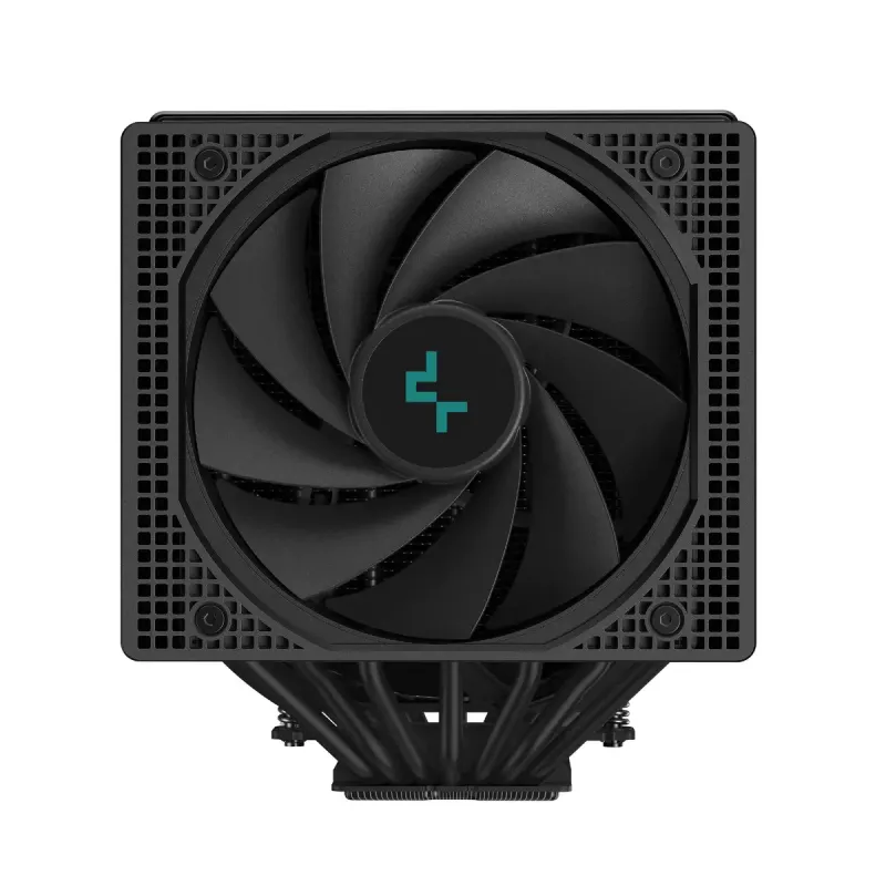 Dissipador de ar DeepCool ASSASSIN IV VC VISION — ventoinha dupla 120/140 mm, 300 W TDP, 7 heatpipes, compatível LGA115x/LGA1200/LGA1700/LGA20xx, preto