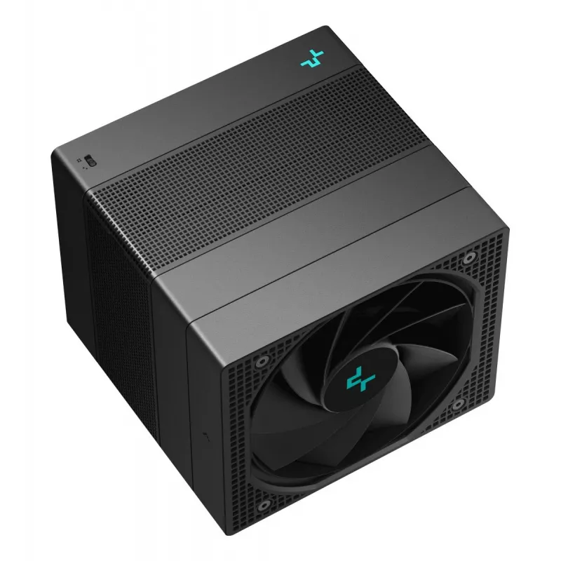 Dissipador de ar DeepCool ASSASSIN IV 14 cm preto — pressão de ar máx. 2,44 mmH2O, ventoinha FDB 14 cm, 1700 rpm, 79,1 cfm, 7 heatpipes