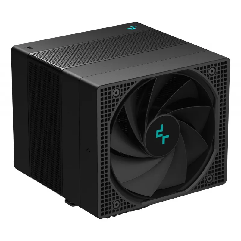 Dissipador de ar DeepCool ASSASSIN IV 14 cm preto — pressão de ar máx. 2,44 mmH2O, ventoinha FDB 14 cm, 1700 rpm, 79,1 cfm, 7 heatpipes