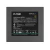Fonte de alimentação DeepCool PL750D 750 W ATX 3.0 80 PLUS Bronze, ventoinha de 120 mm, 20+4-Pin, preto