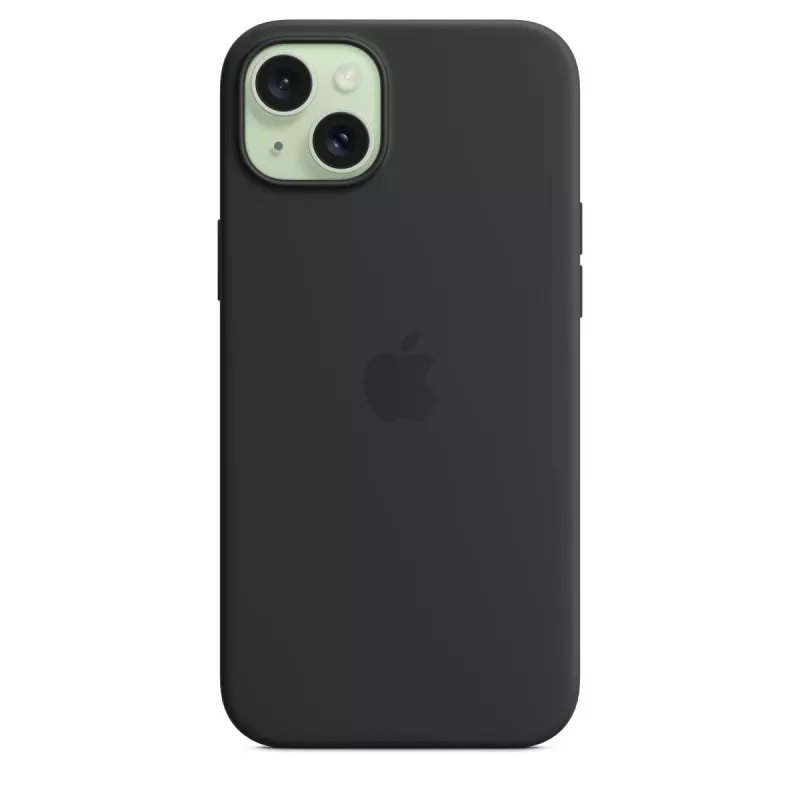 Capa Apple iPhone 15 Plus Silicone Case com MagSafe preta