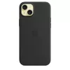 Capa Apple iPhone 15 Plus Silicone Case com MagSafe preta