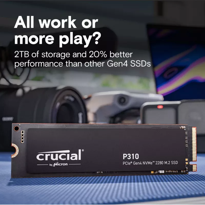 SSD MICRON / CRUCIAL - Crucial P310 - 2 TB - PCIe Gen4 x4 - M.2 2280