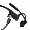 Headset Shokz OpenComm2 UC 2025 — headset de condução óssea sem fios, 16 h de tempo de conversação, USB Type-A/Type-C, ANC, 29 m de alcance, preto