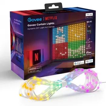 Barra de luz LED Govee H70BCCA1 – iluminação RGB flexível, controlador de 1 canal