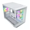 Caixa FSP S380-WA Mini Tower mITX, mATX Branco ARGB