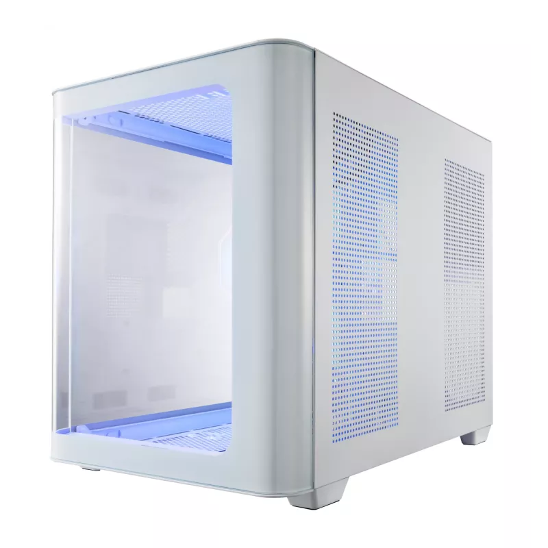 Caixa FSP S380-WA Mini Tower mITX, mATX Branco ARGB
