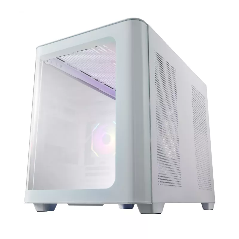 Caixa FSP S380-WA Mini Tower mITX, mATX Branco ARGB