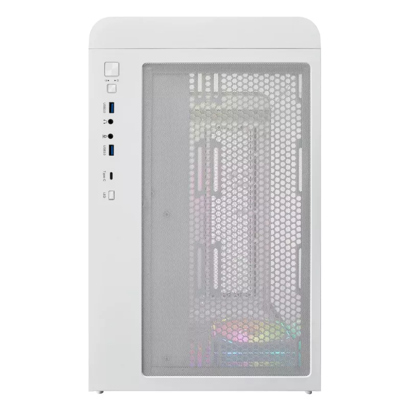 Caixa FSP S380-WA Mini Tower mITX, mATX Branco ARGB