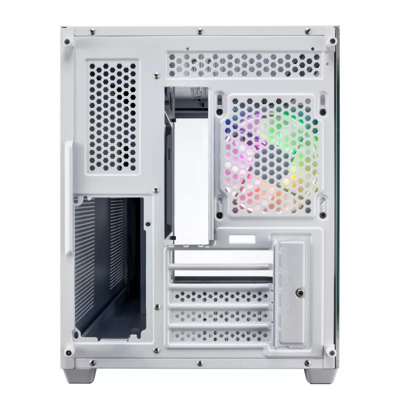 Caixa FSP S380-WA Mini Tower mITX, mATX Branco ARGB