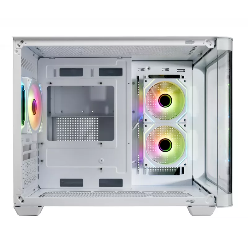Caixa FSP S380-WA Mini Tower mITX, mATX Branco ARGB