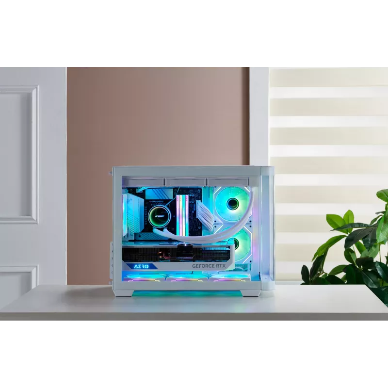 Caixa FSP S380-WA Mini Tower mITX, mATX Branco ARGB