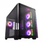 Caixa FSP M580-BA Midi Tower mITX, mATX Preto ARGB
