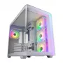 Caixa FSP M580-WA Midi Tower mITX, mATX Branco ARGB, Midi Tower, PC, Branco, ATX, micro ATX, Mini-ITX, Vidro, SPCC, Gaming