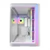 Caixa FSP M580-WA Midi Tower mITX, mATX Branco ARGB, Midi Tower, PC, Branco, ATX, micro ATX, Mini-ITX, Vidro, SPCC, Gaming