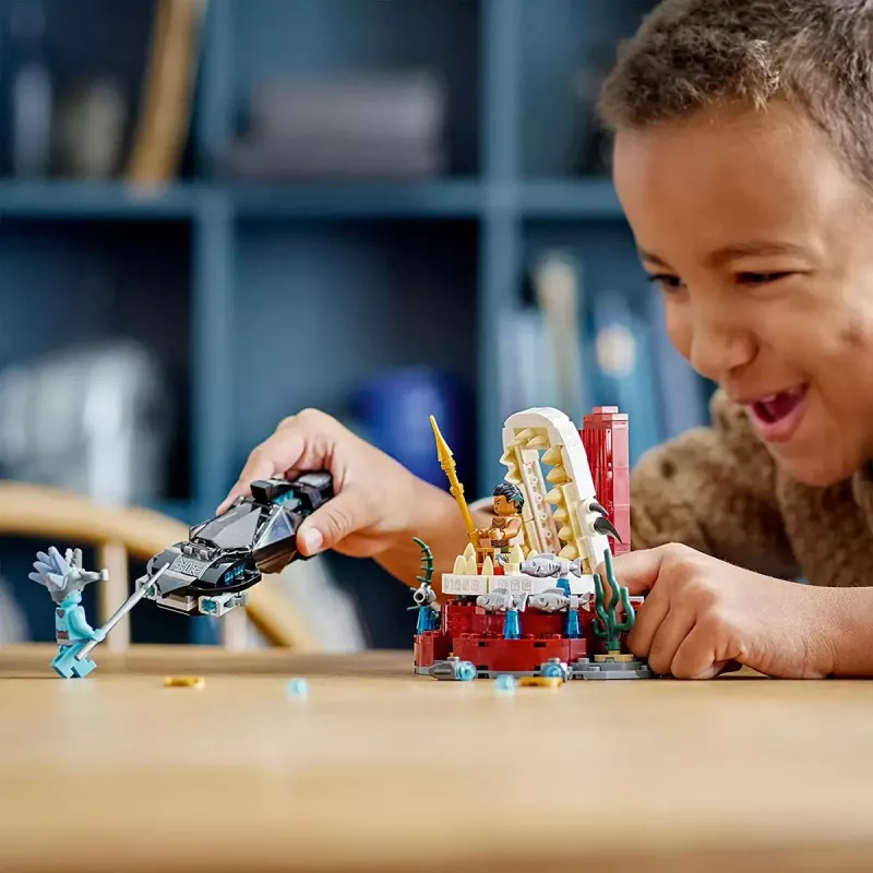 LEGO Super Heroes Marvel 76213 Sala do trono do rei Namor, 355 peças, 7+