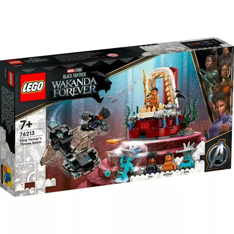 LEGO Super Heroes Marvel 76213 Sala do trono do rei Namor, 355 peças, 7+