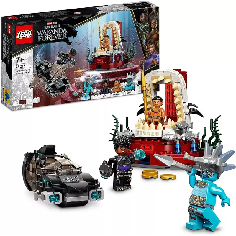 LEGO Super Heroes Marvel 76213 Sala do trono do rei Namor, 355 peças, 7+
