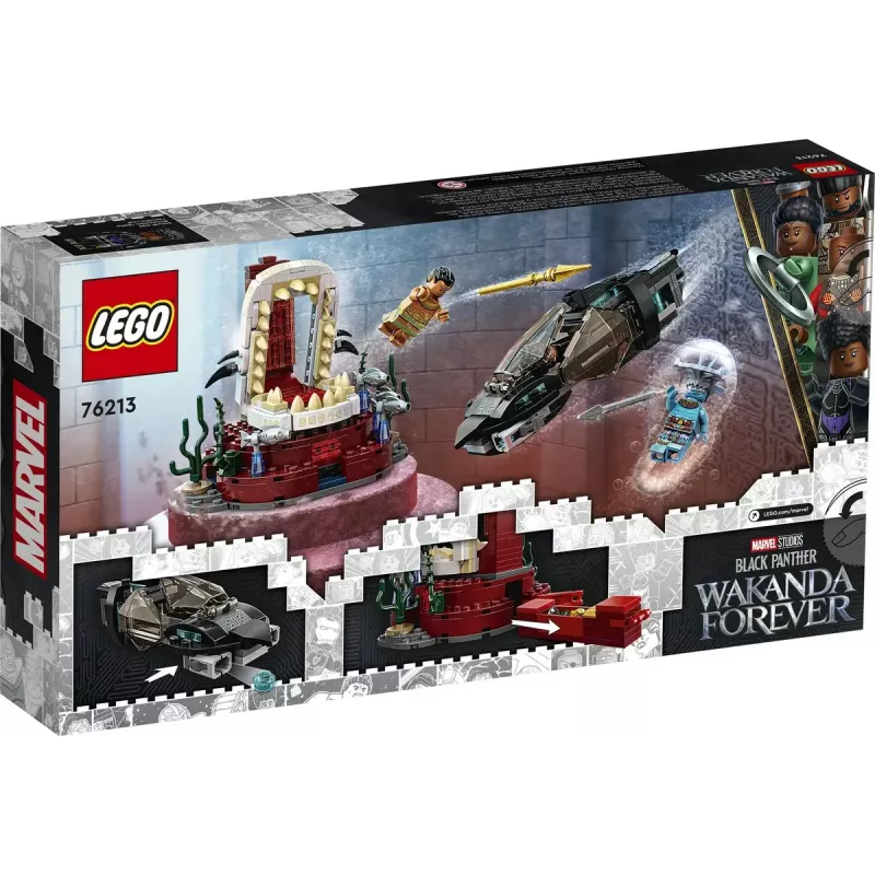 LEGO Super Heroes Marvel 76213 Sala do trono do rei Namor, 355 peças, 7+