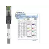 Cabo de rede Goobay CAT 8.1 cabo patch RJ-45 Cat8.1 2m cinzento