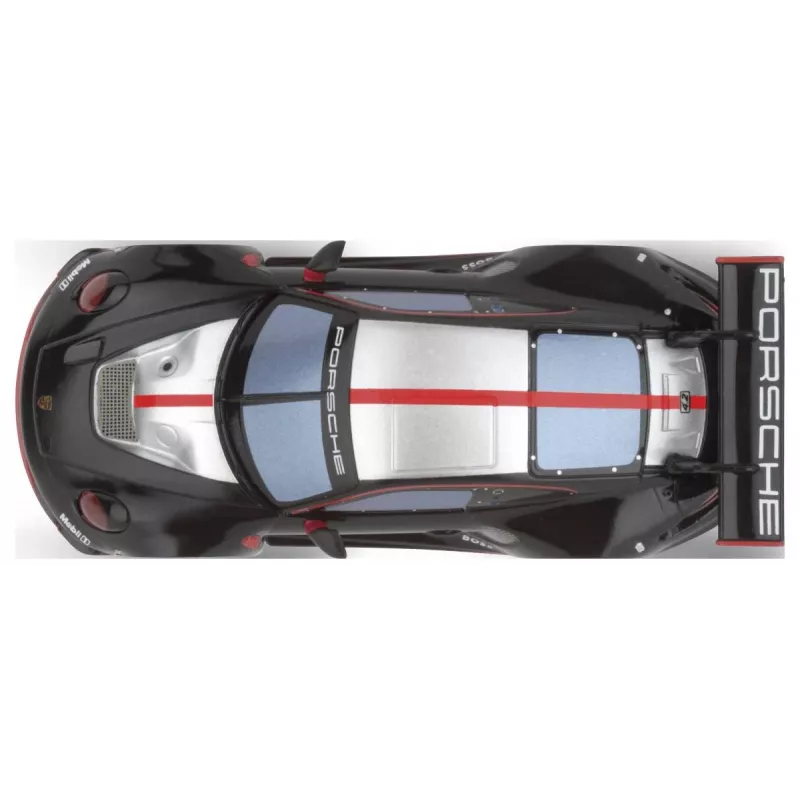 Modelo de carro desportivo Carrera Porsche 911 GT3 R preto Devil 8 anos