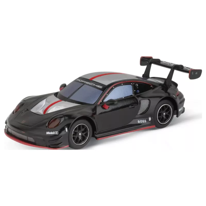 Modelo de carro desportivo Carrera Porsche 911 GT3 R preto Devil 8 anos