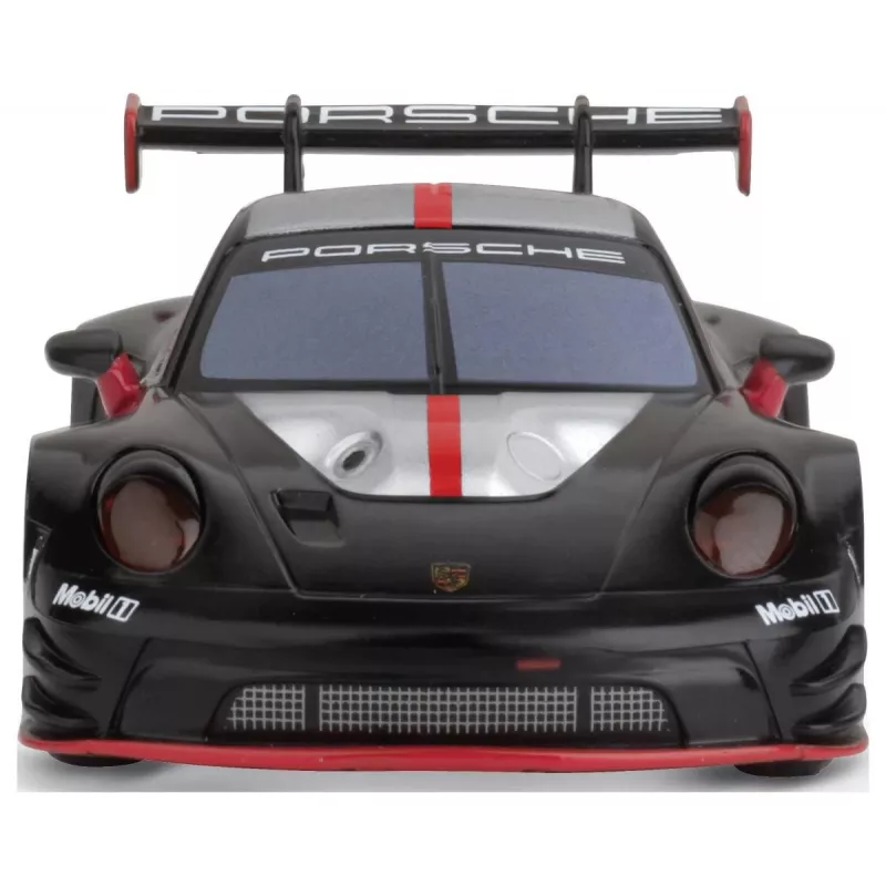 Modelo de carro desportivo Carrera Porsche 911 GT3 R preto Devil 8 anos