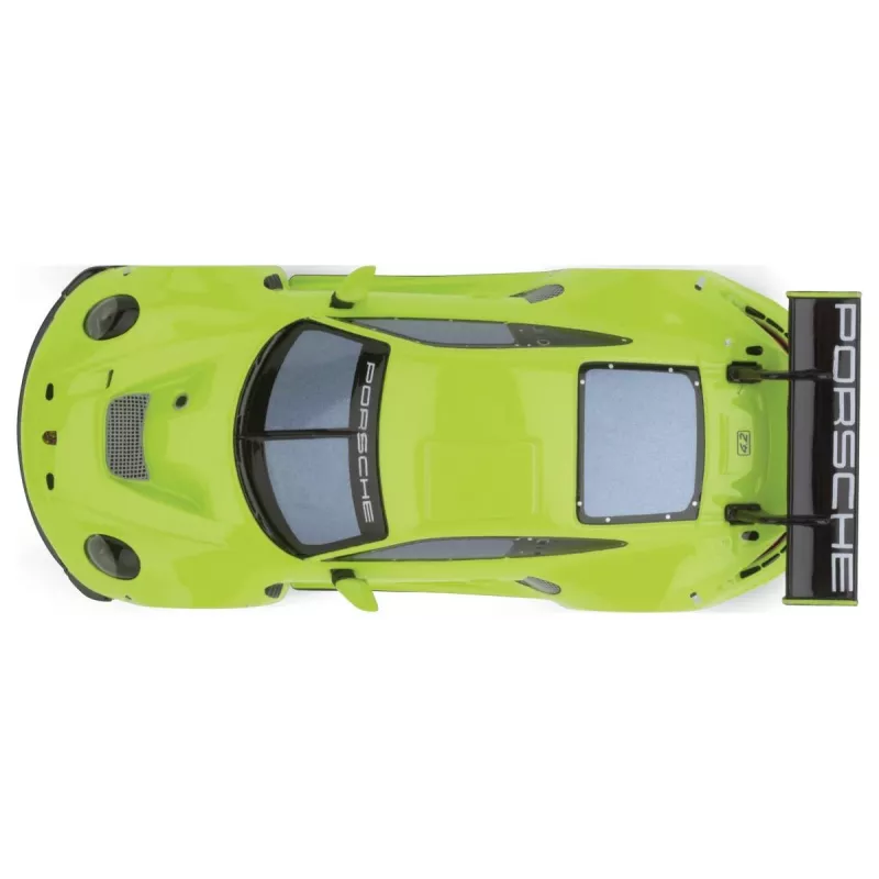 Modelo de carro desportivo Carrera Porsche 911 GT3 R verde Acid 8 anos