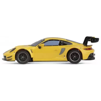 Modelo de carro desportivo Carrera Porsche 911 GT3 R amarelo Speed 8 anos