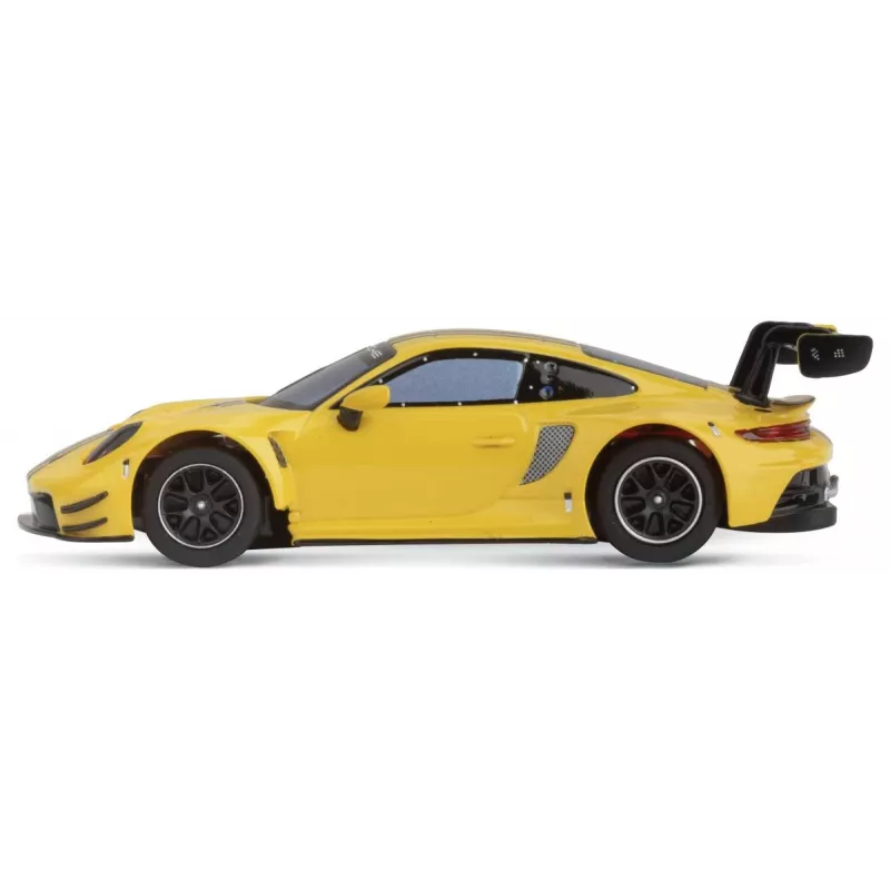 Modelo de carro desportivo Carrera Porsche 911 GT3 R amarelo Speed 8 anos