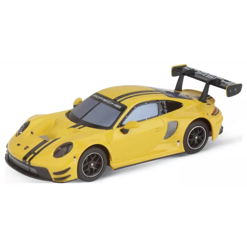 Modelo de carro desportivo Carrera Porsche 911 GT3 R amarelo Speed 8 anos