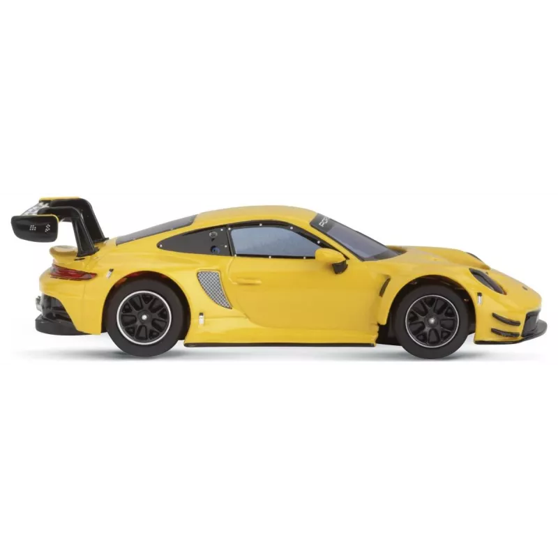 Modelo de carro desportivo Carrera Porsche 911 GT3 R amarelo Speed 8 anos