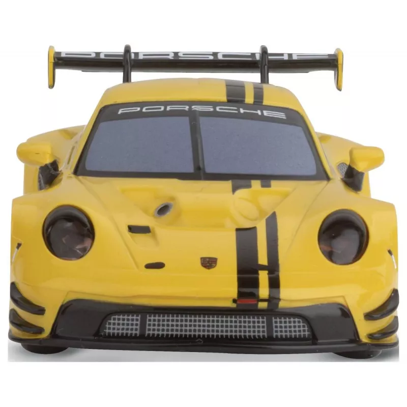 Modelo de carro desportivo Carrera Porsche 911 GT3 R amarelo Speed 8 anos
