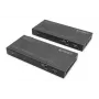Conjunto extensor KVM HDBaseT DIGITUS. 150m 4K/60Hz. USB 2.0. PoC. IR. Preto