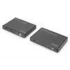 Conjunto extensor KVM HDMI 2.0 DIGITUS – 70 m, USB 1.1, suporte para painel tátil