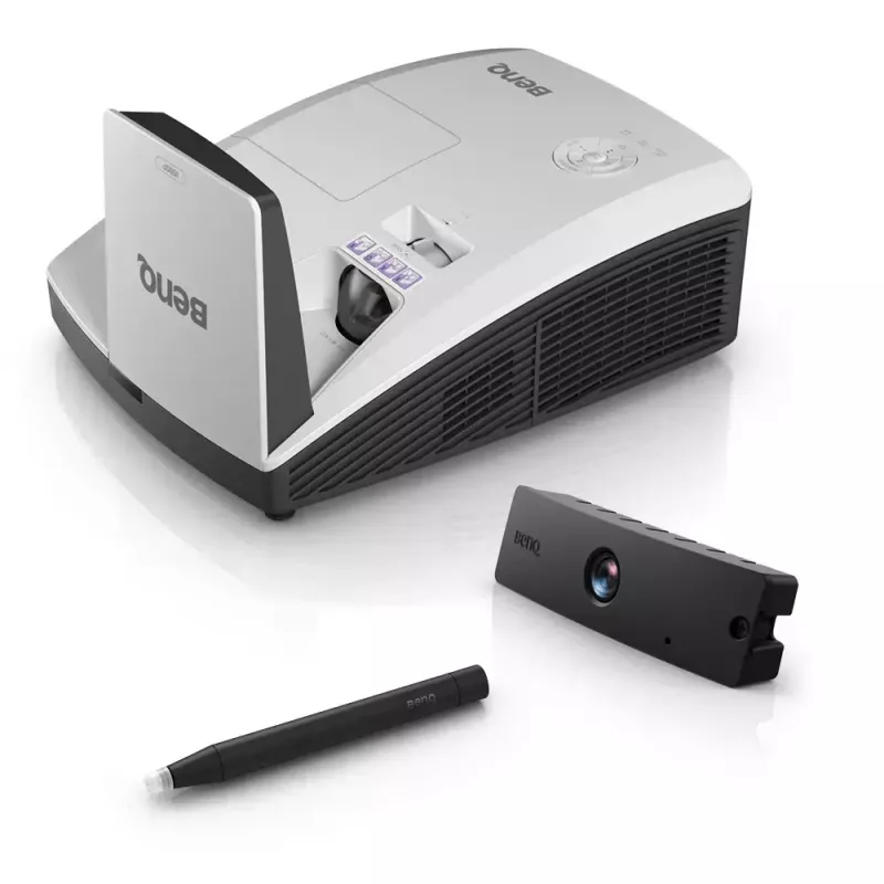 Projetor de distância ultra-curta BenQ MH856UST+ 3500 ANSI lúmen DLP 1080p (1920x1080) 3D preto, branco
