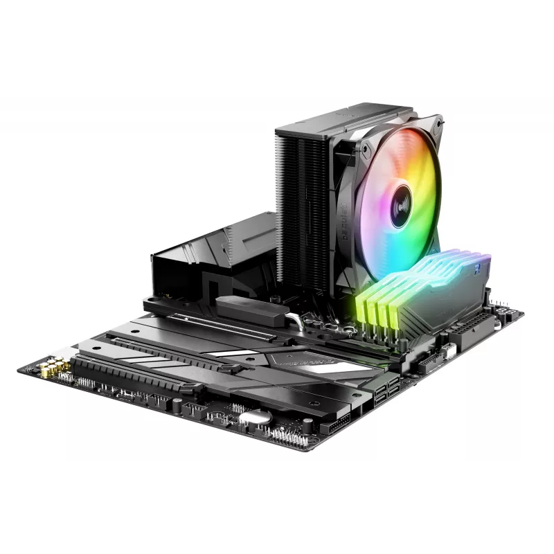 Dissipador de CPU be quiet! Pure Rock 3 LX 12 cm preto 1 unid.