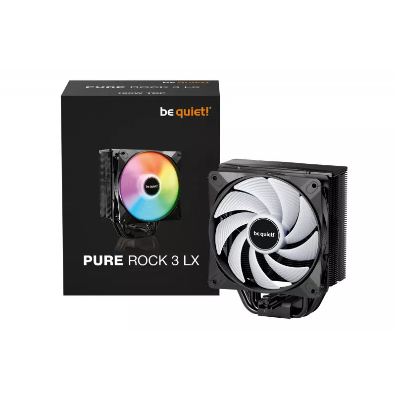 Dissipador de CPU be quiet! Pure Rock 3 LX 12 cm preto 1 unid.