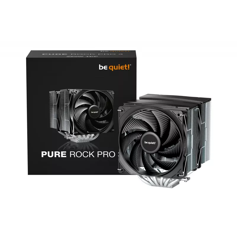 Dissipador de CPU be quiet! Pure Rock Pro 3 12 cm prateado 1 unid.