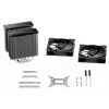Dissipador de CPU be quiet! Pure Rock Pro 3 12 cm prateado 1 unid.