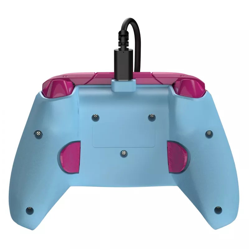 PDP REMATCH GLOW Advanced comando com fio Android Dreams, brilha no escuro, para Xbox Series X|S, Xbox One, PC, USB-C, cabo de 2,43 m, multicolor