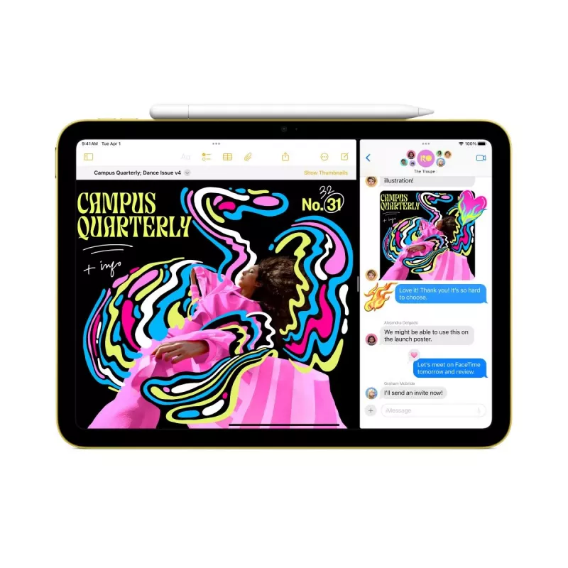 APPLE iPad (2025) - 11 polegadas - Wi-Fi + Cellular - 512 GB - rosa